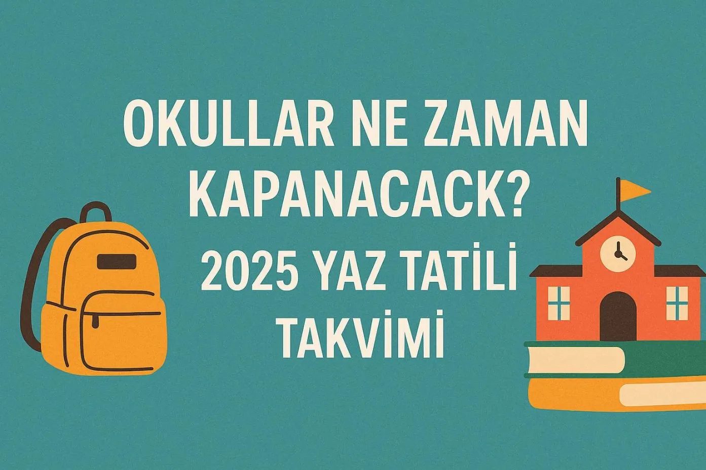 Okullar Ne Zaman Kapanıyor? 2025 Yaz Tatili Takvimi