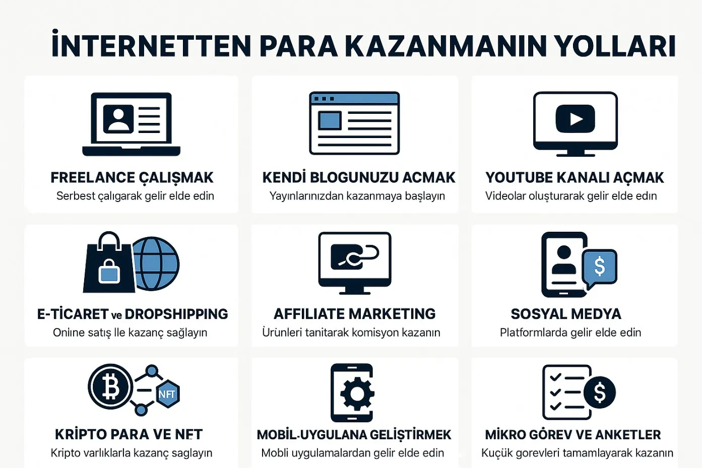 2025’te İnternetten Kolay Para Kazanma Yolları